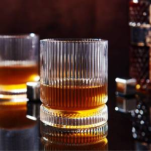 lot 5789 image: VUNDO Whiskey Glasses Set of 4, 12 oz Crystal