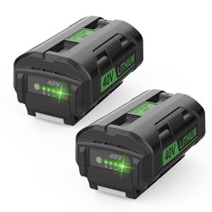 lot 5800 image: Energup 2-Pack 40V 6.0Ah Li-ion Battery OP4050A