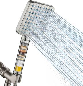 lot 5806 image: Cobbe Filtered Handheld Shower Head 6 Spray Mode