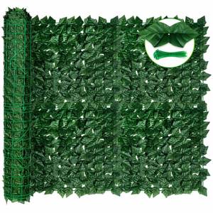 lot 5811 image: KASZOO Artificial Ivy Privacy Fence Screen 120x40