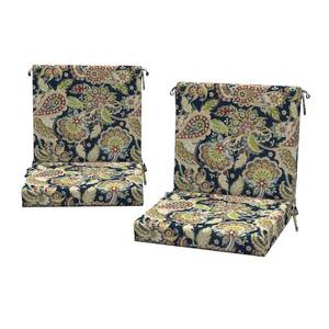 lot 5829 image: DYTXIII Outdoor Midback Chair Cushions Set of 2  Retail $129.99