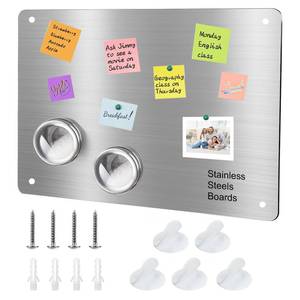 lot 6064 image: YJFHHH Magnetic Board 12.5 x 8.6 Silver