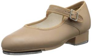 lot 6071 image: Capezio Girls 3800 Tap Shoe Mary Jane Caramel 10M