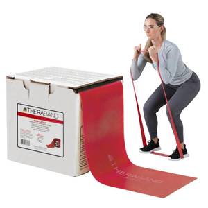 lot 6077 image: Theraband Resistance Band Red 25 Yard Roll