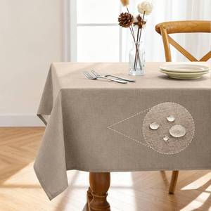 lot 6109 image: Pureegg Linen Tablecloth 52x70 Mocha