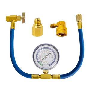 lot 6133 image: Belleone R134a Refrigerant Recharge Kit with Gauge