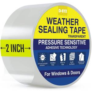 lot 6139 image: D-NYX Window Sealing Tape 2 Inch Clear Weather Stripping