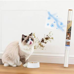 lot 6146 image: Loiion Matte Electrostatic Wall Protect Film, Clear 6.6ft