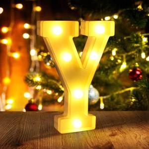 lot 6158 image: Funsky LED Marquee Letters 27-Piece Alphabet Set