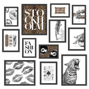 lot 6193 image: 97 Decor Leopard Wall Art 12-Piece Poster Set