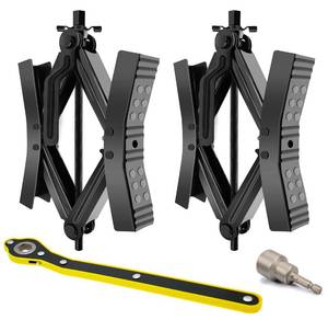 lot 7655 image: PAFOWO RV Wheel Chock Stabilizer X-Shaped Heavy Duty