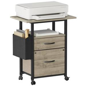 lot 7659 image: GYIIYUO 2 Drawer Mobile File Cabinet 24W