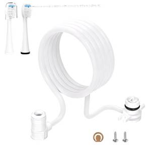 lot 8078 image: GMFENDO Replacement Hose & Brush Heads for Waterpik Sonic-Fusion
