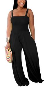 lot 8098 image: BFFBABY Womens Sleeveless Wide Leg Jumpsuit