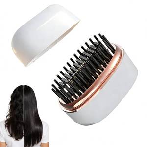 lot 8127 image: EdenEdges Mini Cordless Hair Straightener Brush