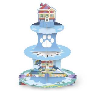 lot 8377 image: Soulman 3-Tier Cardboard Cupcake Stand Party Display