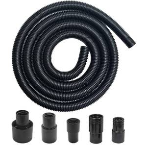 lot 8378 image: PEISONGFEI 10ft Dust Collection Hose Kit with 5 Adapters