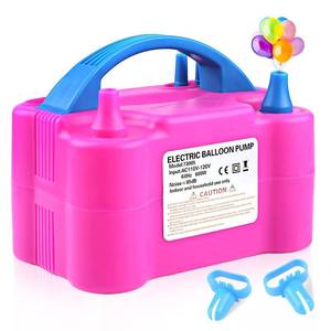 lot 8418 image: QIPUMP Electric Balloon Pump 110V 600W Dual Nozzle