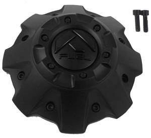 lot 8432 image: Fuel Off-Road Wheel Center Cap Matte Black 1001-63B