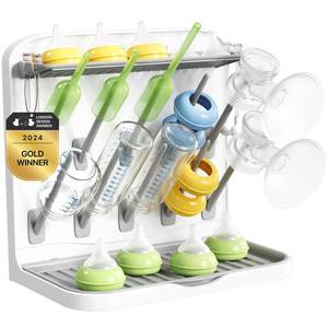 lot 11335 image: Lifewit 10-Hooks Baby Bottle Drying Rack