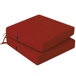 lot 3372 image: idee-home Outdoor Chair Cushions Set of 2, Waterproof