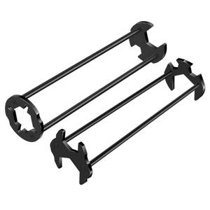 lot 4353 image: Elecbee 2-Piece Basin Wrench Set with 7 Sizes