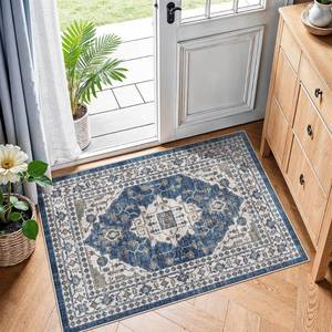 lot 6100 image: HY HAO YUN LAI 2x3 Washable Area Rug, Blue