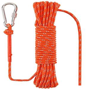 lot 6161 image: NorthPada Floating Rope 14 In x 32 Ft Orange