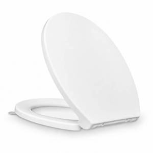 lot 11361 image: KHE Round Toilet Seat 16.5 Inch White