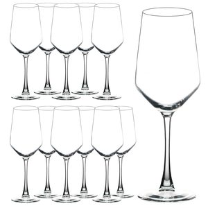 lot 11363 image: YANGNAY Wine Glasses Set of 12, 13 Oz, Clear
