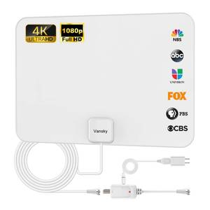 lot 12122 image: Vansky Digital Amplified Indoor HDTV Antenna 1080p