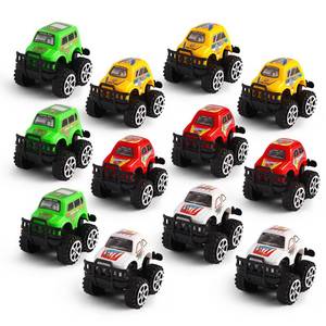 lot 12137 image: Manmel 12 Pack Pull Back Monster Truck Toys