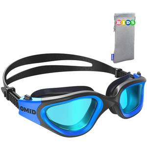 lot 12138 image: OMID P2mini Lite Kids Swim Goggles, Clear Lens, Ages 6-14