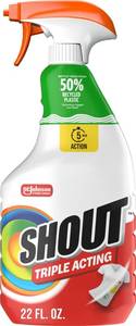 lot 12149 image: Shout Active Enzyme Laundry Stain Remover Spray 22oz