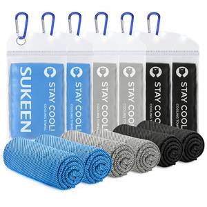 lot 12155 image: Sukeen Cooling Towels 40 x 12 6-Pack
