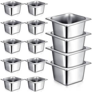 lot 12159 image: Rtteri 16 Size Stainless Steel Hotel Pan Set 22-Piece
