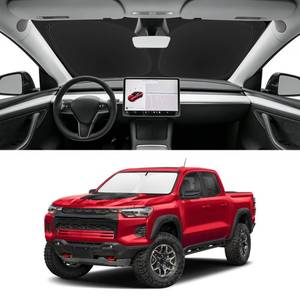 lot 12160 image: SLOGENTO Windshield Sun Shade for Chevy Colorado 2015-2026