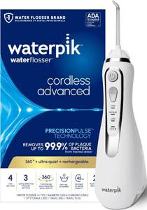 lot 12161 image: Waterpik Cordless Advanced Portable Water Flosser