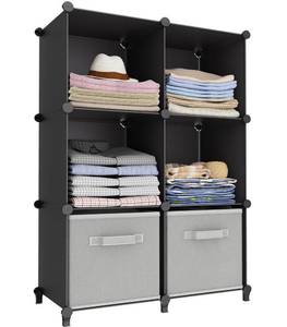 lot 19491 image: HOMIDEC Stackable Cube Storage Organizer 6-Cube