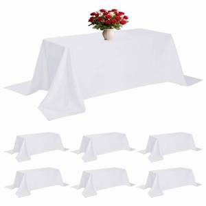 lot 19510 image: Bailarina Polyester Tablecloth 90 x 156 Inch 6-Pack