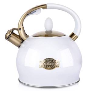 lot 11393 image: SUSTEAS Whistling Tea Kettle, 2.7QT Stainless Steel