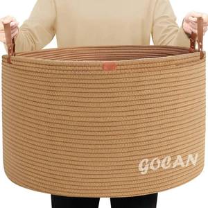 lot 11412 image: GOCAN Cotton Rope Laundry Basket 22x22x14
