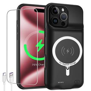 lot 12090 image: JBUBN Battery Case for iPhone 16 Pro Max 12000mAh
