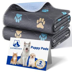 lot 12069 image: Aitmexcn Washable Pee Pads for Dogs, 2 Pack 24x36