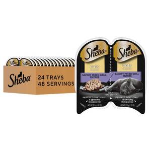 lot 19525 image: Sheba Perfect Portions Cuts Wet Cat Food, 24 ct