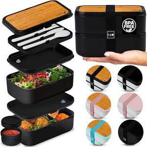 lot 19538 image: Karrico 67oz Bento Box Adult Leakproof Meal Prep