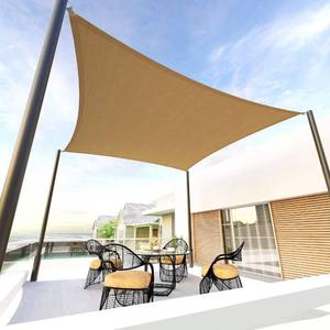 lot 19544 image: Tronssien Rectangle Sun Shade Sail 10x13 95% UV Blockage