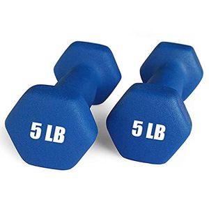 lot 19556 image: Portzon Neoprene Dumbbells Set 1-15 LB Hex Shape