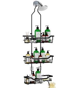 lot 19559 image: Joqixon Adjustable Shower Caddy 28-38 Inches