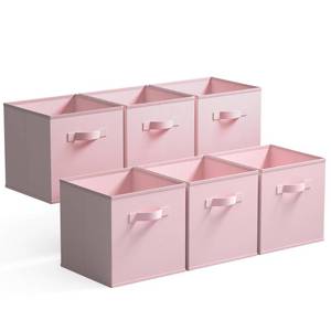 lot 19586 image: Granny Says 11 Inch Cube Storage Bins, 6-Pack